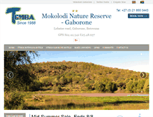 Tablet Screenshot of mokolodilodge.com